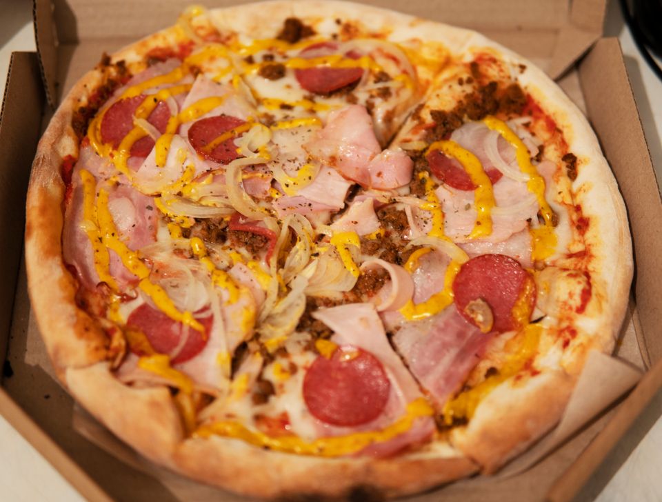 Pizza hecha en Air Fryer