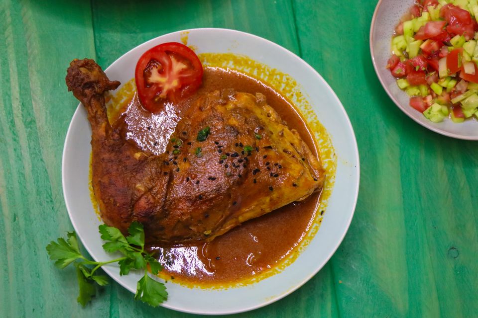 Pollo a la provenzal hecha en Air Fryer